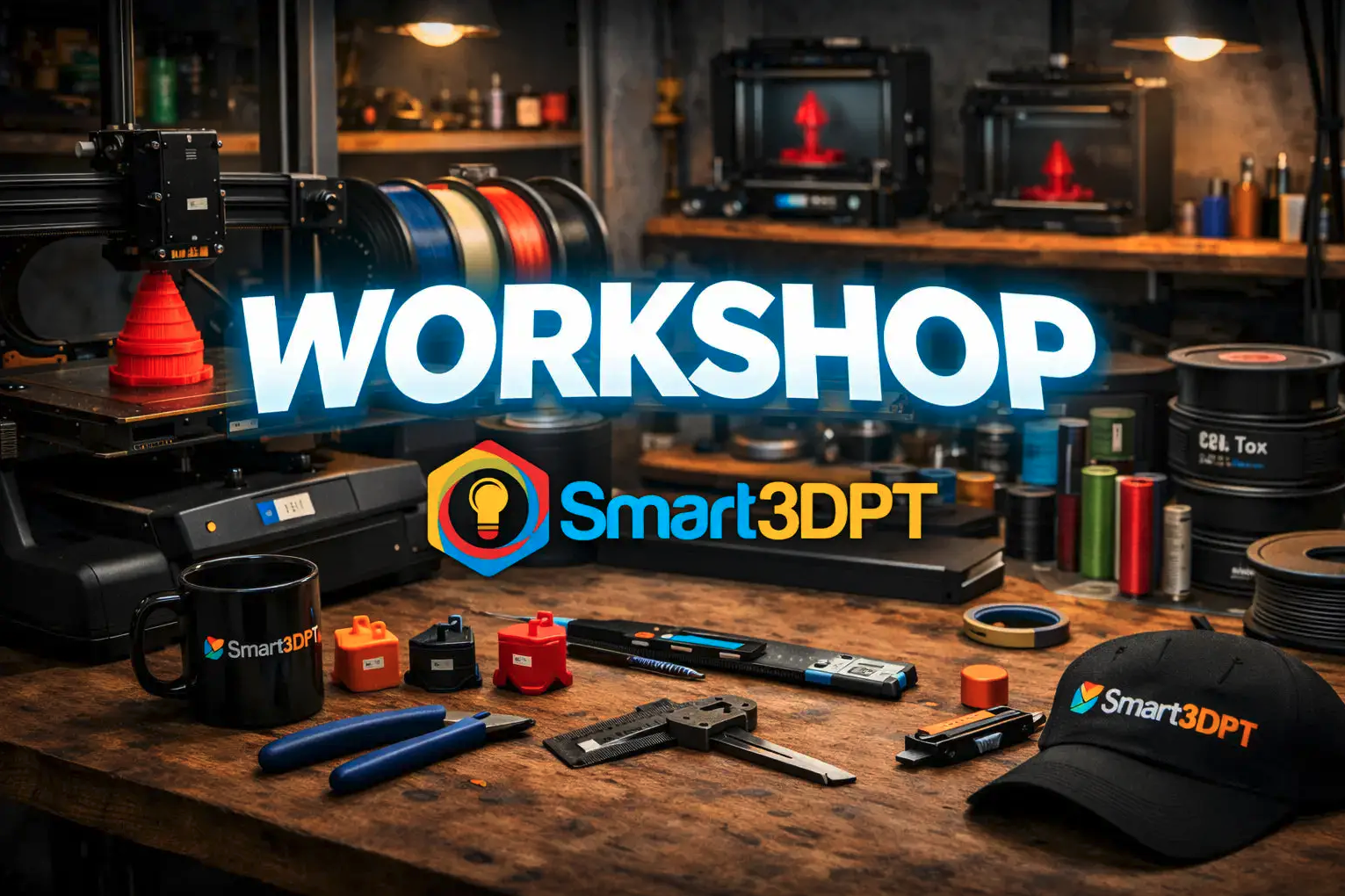 Workshop de Impressão 3D — Iniciação e Escolha da Primeira Impressora