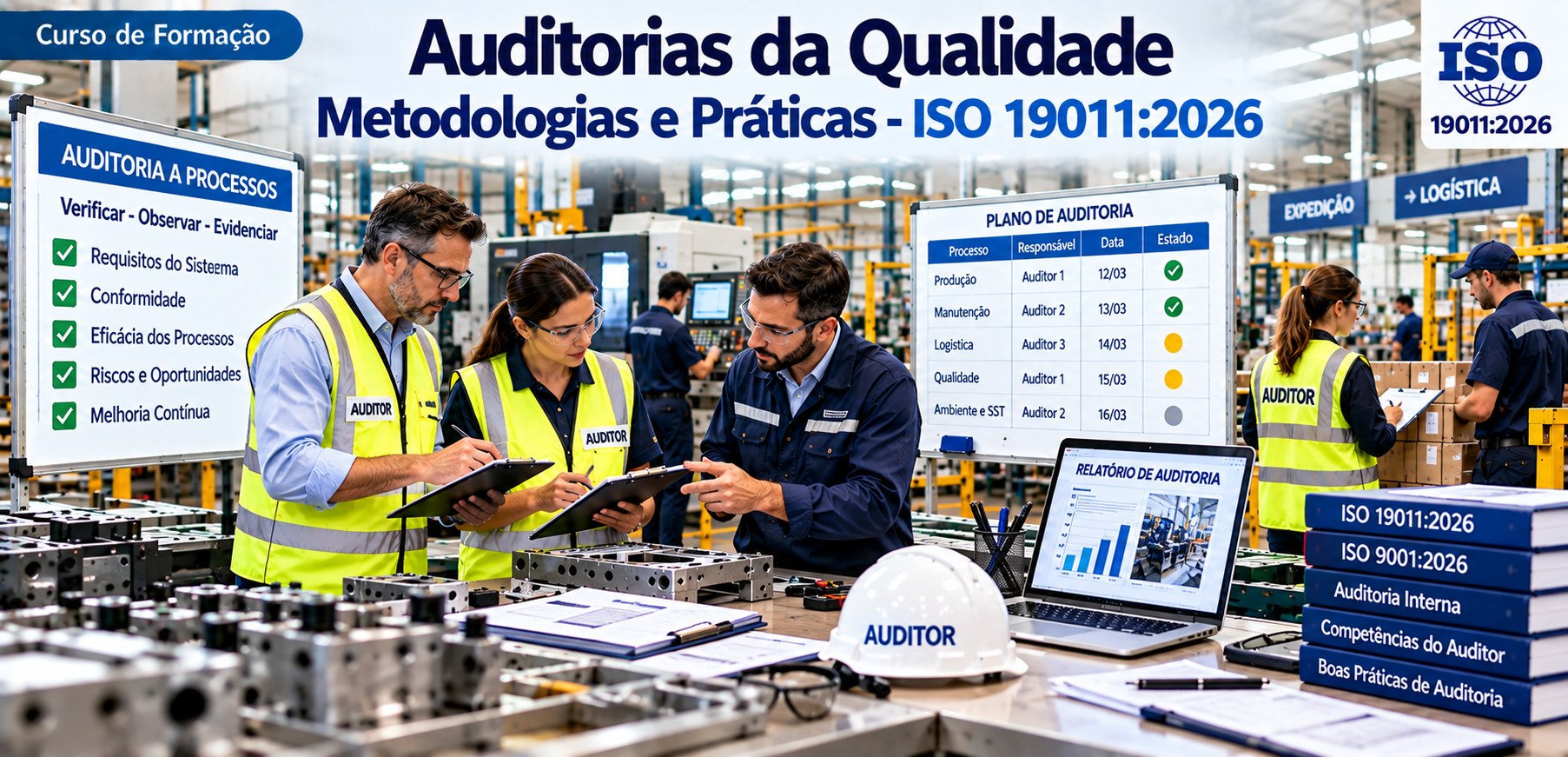 Auditorias da Qualidade - Metodologias e Práticas -ISO 19011:2026